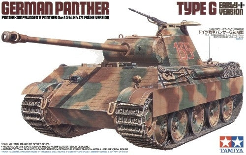 Tamiya 35170 1/35 Tank Model Kit German Panther Type Ausf.G Sd.Kfz.171 Early Ver — scale model kit