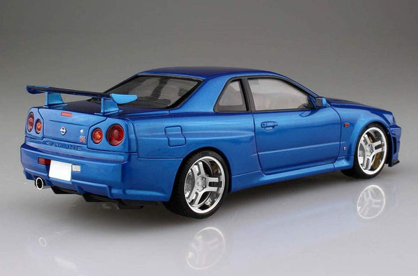 Aoshima AO-05733 1/24 Initial D Hoshino Kozo BNR34 Skyline GT-R sports car