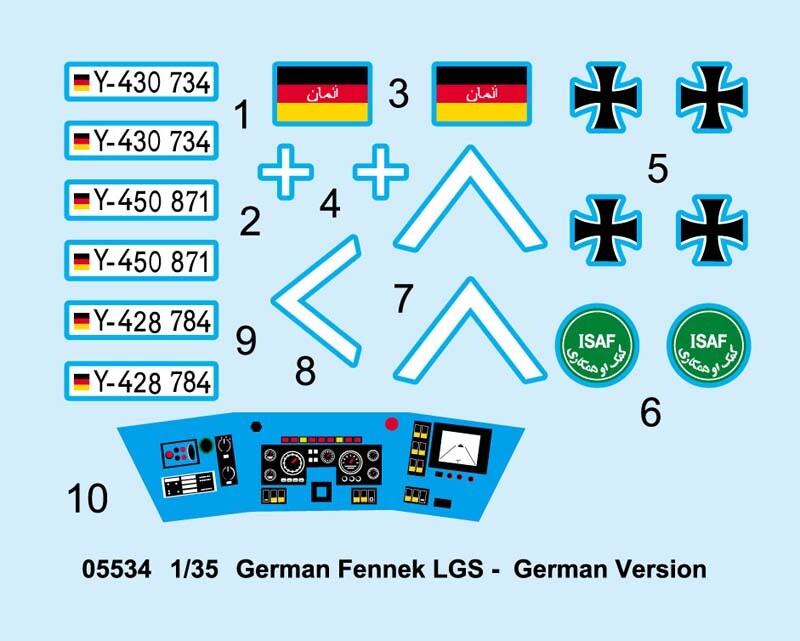 Trumpeter 05534 1/35 German Fennek LGS - German Version — detail view 4