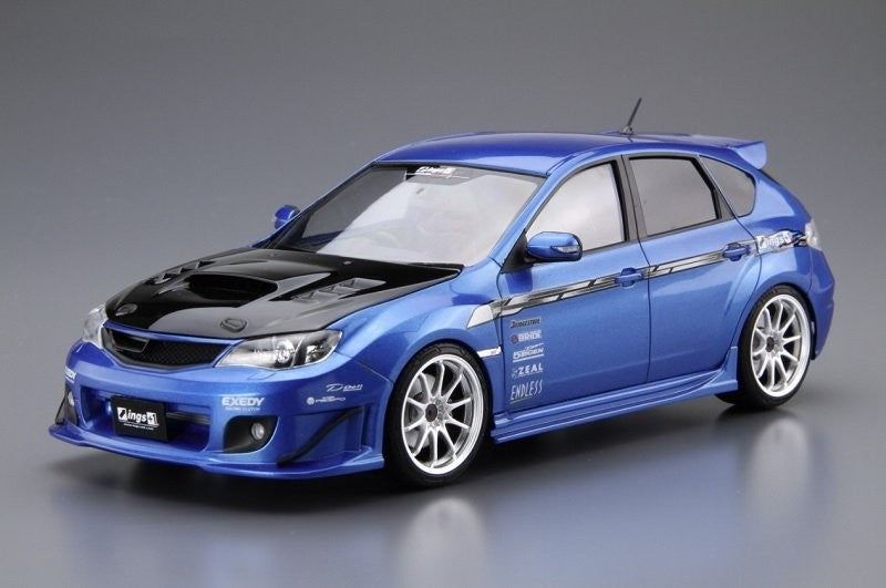 Aoshima AO-20064 1/24 The Tuned Car Ings N-Spec Subaru Impreza WRX STi GRB '07 Main image