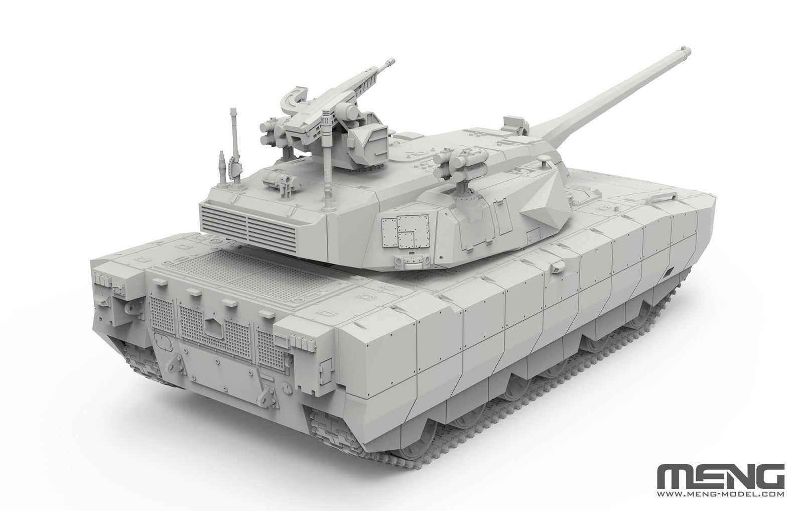 MENG 72-021 1/72 Chinese Main Battle Tank ZTZ100 Precision Assembly Model Kit — detail view 2