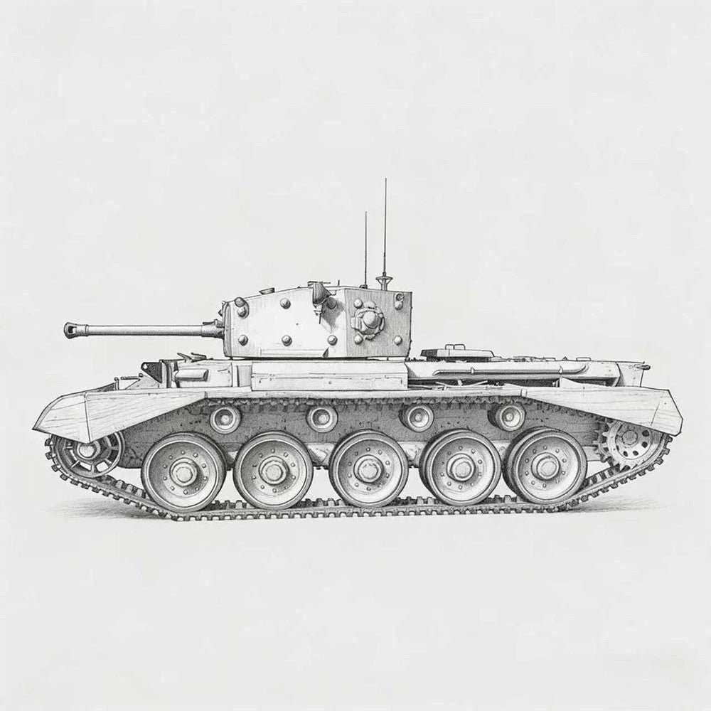 SSMODEL MRY-SFW SS24138 1/24 Military Model British A33 Excelsior Heavy Assault Tank