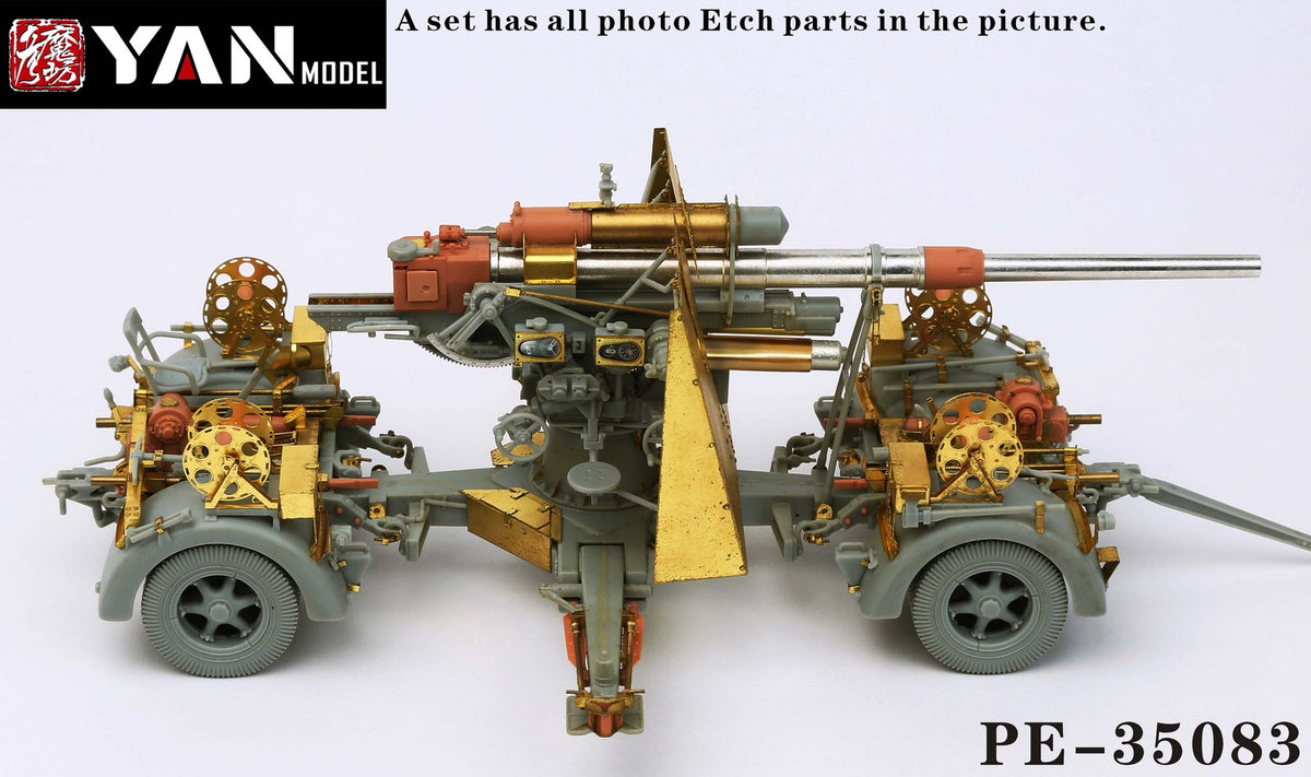 Yan Model PE35083 1/35 Super 88mm Cannon”88mm FLAK 36/37(for Dragon 6923/6260) Main image