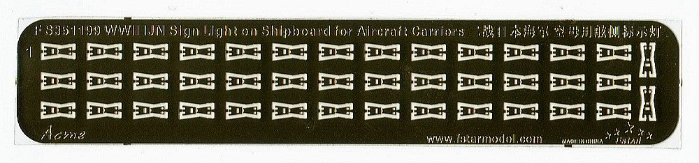 FIVE STAR FS351199 1/350 WWll lJN Sign Light on Shipboard for Aircraft Carriers