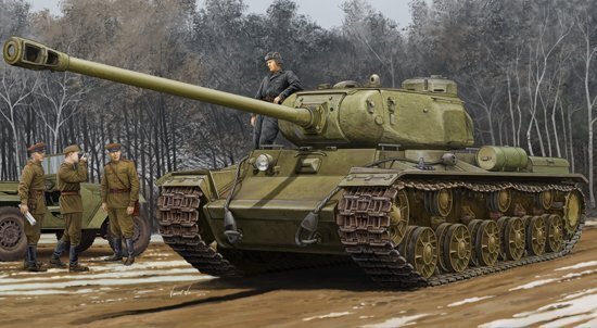 Trumpeter 01570 1/35 Soviet KV-122 Heavy Tank — detail view 2