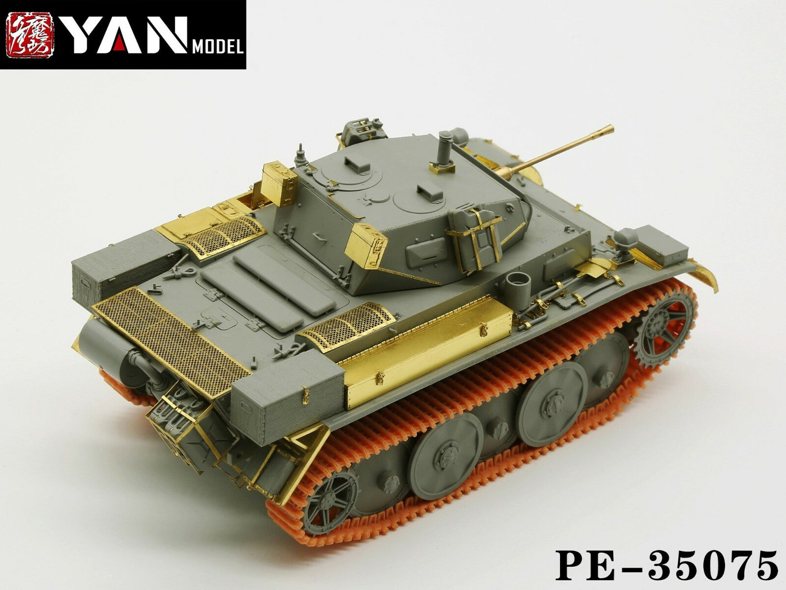 Yan Model PE-35075S 1/35 Pz.Kpfw.II Ausf.L Luchs Photo Etches & Workable Track