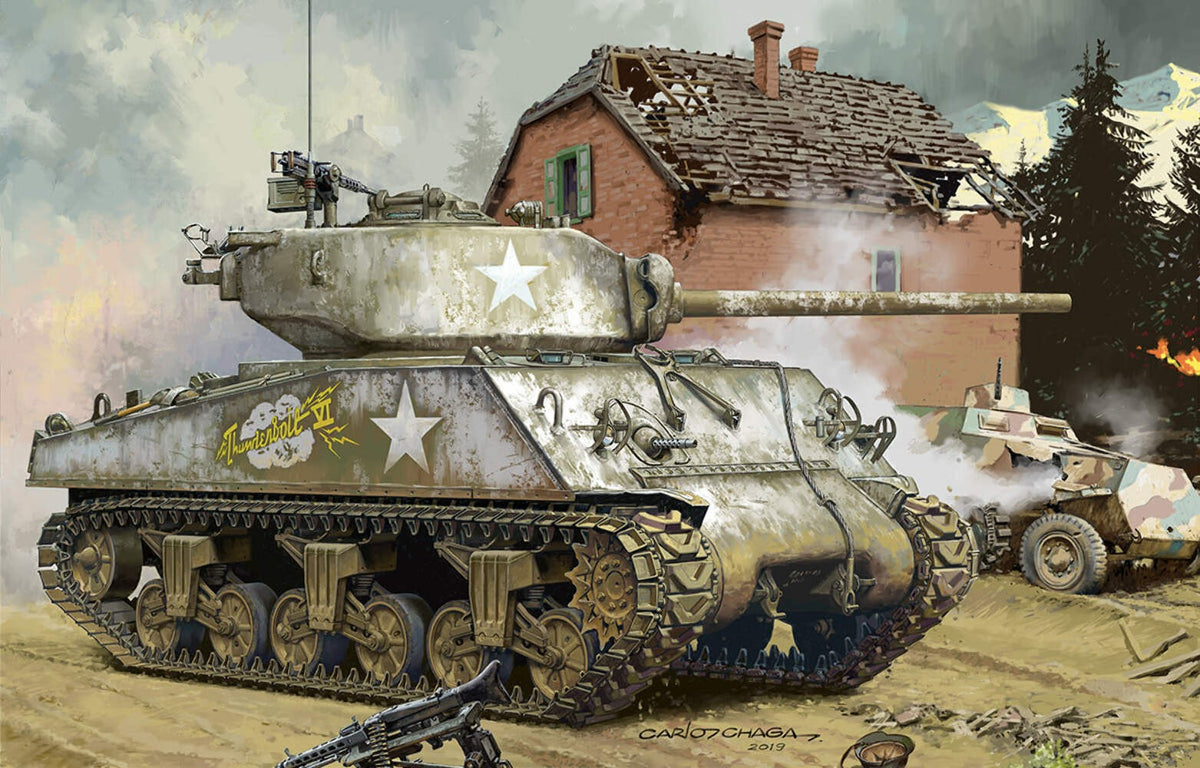 Meng TS043 1/35 Sherman M4A3 (76) W — scale model kit
