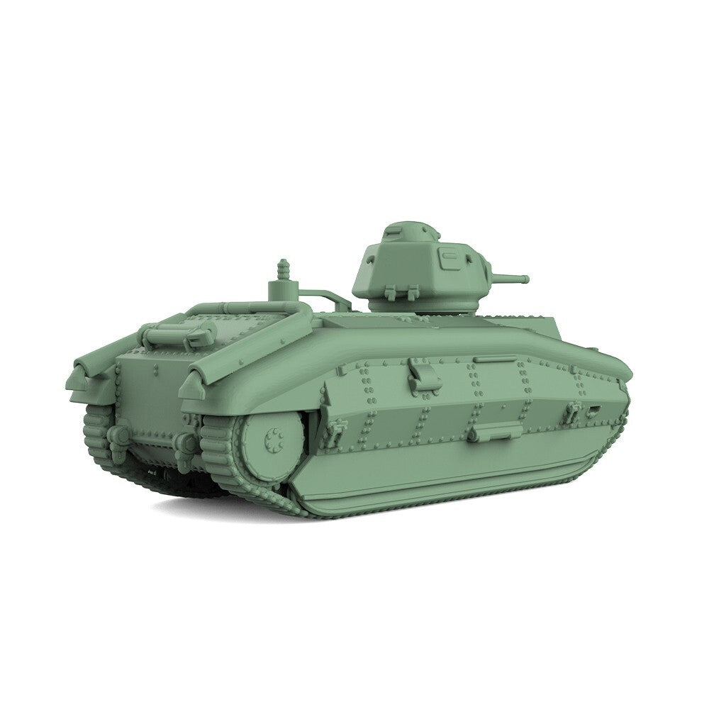 Model Kits 1/200 1/220 Military Model Kit France B1 Heavy Tank Phase III