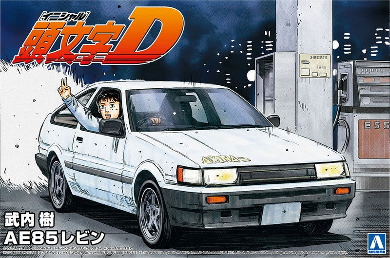 Aoshima AO-05963 1/24 Takeuchi Itsuki AE85 Levin Toyota Main image