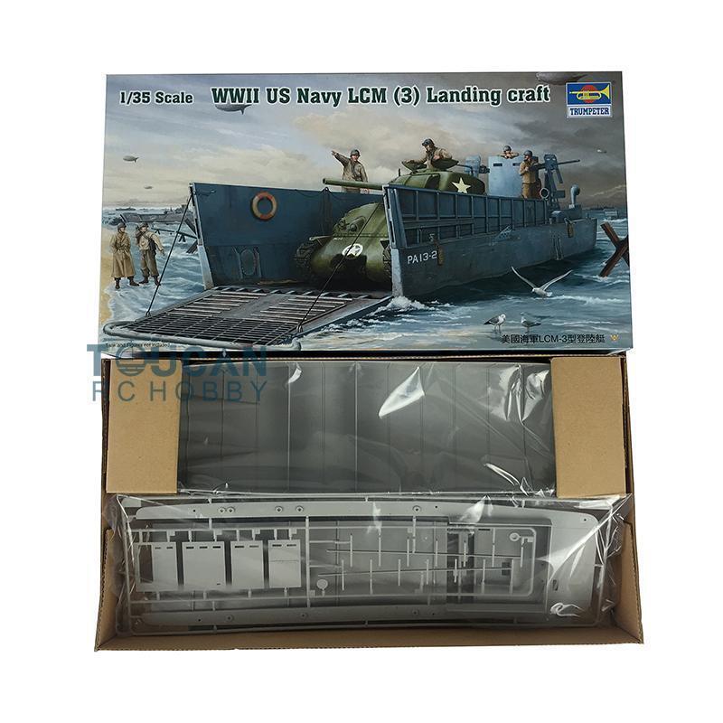 1/35 Trumpeter World War II US Landing Craft Machanize LCM(3) 00347 Static Model