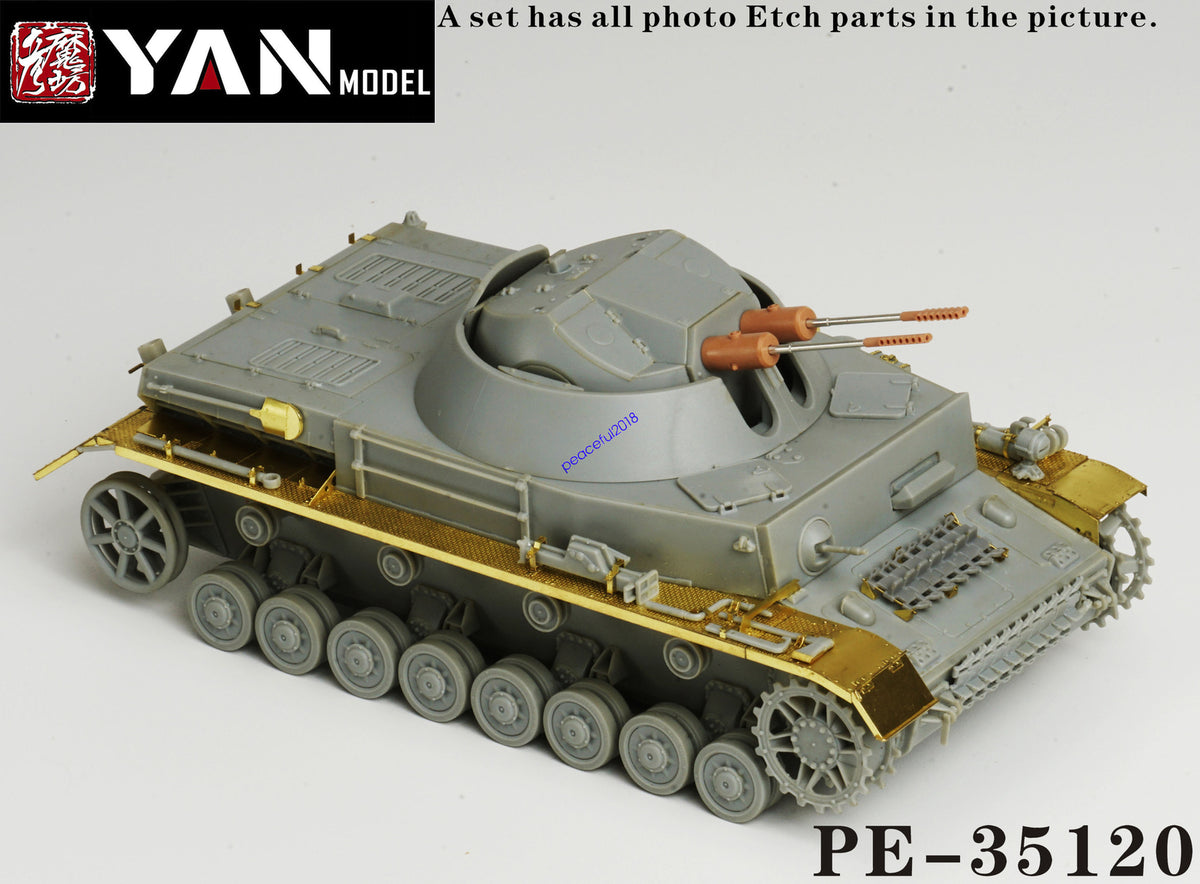 Yan Model PE-35120 1/35 FLAKPANZER IV "KUGELBLITZ"(for Border Model BT-039) — scale model kit