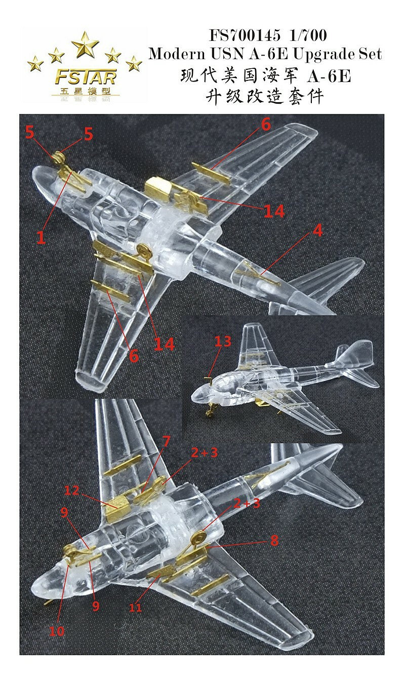 Fivestar PE 1/700 Modern USN A-6E Upgrade Set FS700145