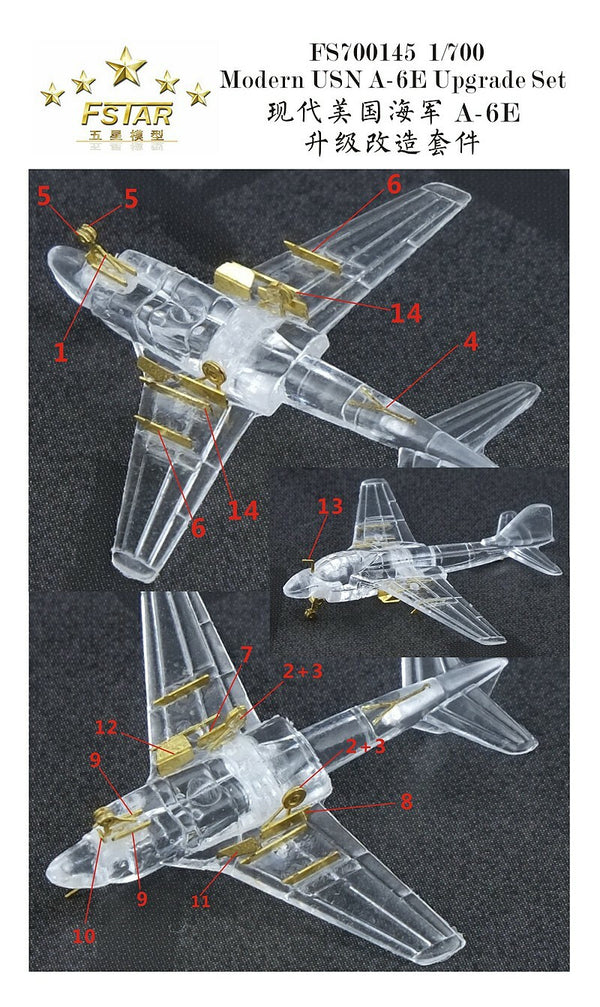 Fivestar PE 1/700 Modern USN A-6E Upgrade Set FS700145