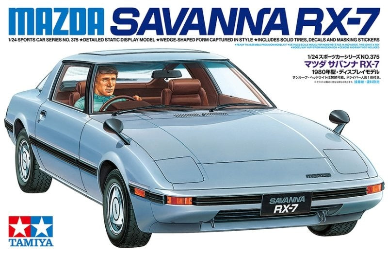 Tamiya 24375 1/24 Scale Model Sports Car Kit Mazda Savanna RX-7 SA22C