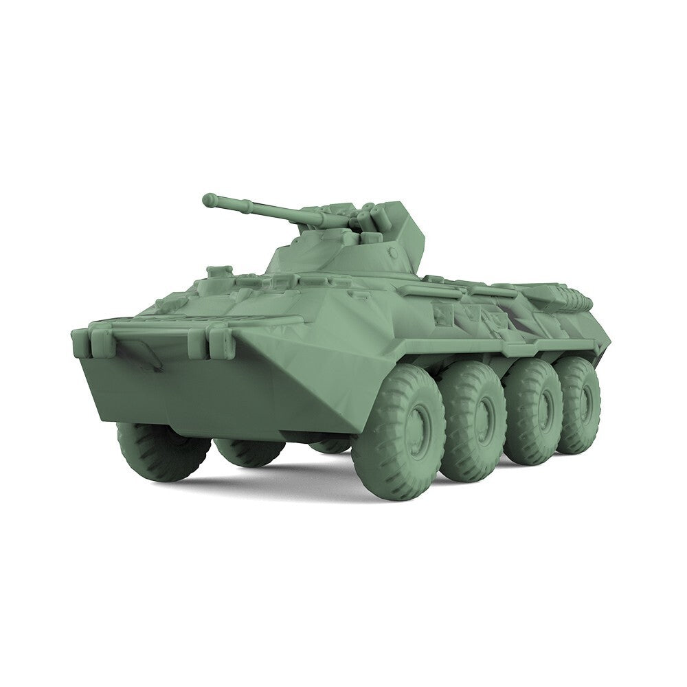 SSMODEL SS200995 1/200 Military Model Kit USSR BTR-80A Light Tank — scale model kit