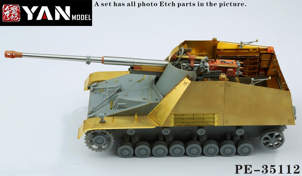 Yan Model PE-35112 1/35 "SuperNashorn" Sd.Kfz.164 "Nashorn" For Border BT-024