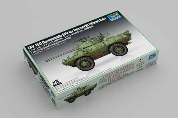 Trumpeter 07443 1/72 LAV-150 Commando AFV w/ Cockerill 90mm Gun Armored Vehicle