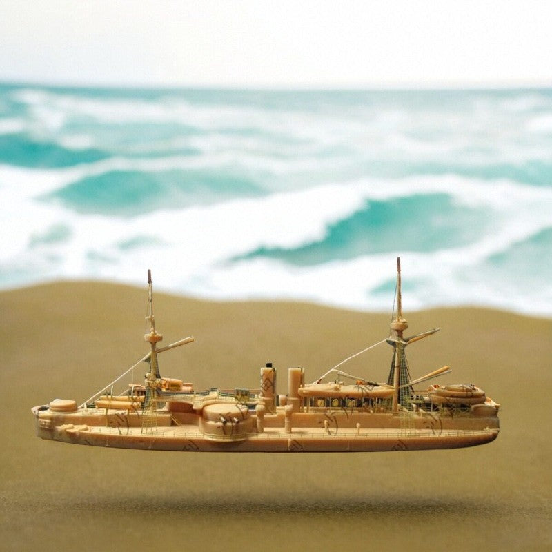 1/700 Dingyuan Ironclad Battleship | Qing Beiyang Fleet Model Kit PS700001 — detail view 4