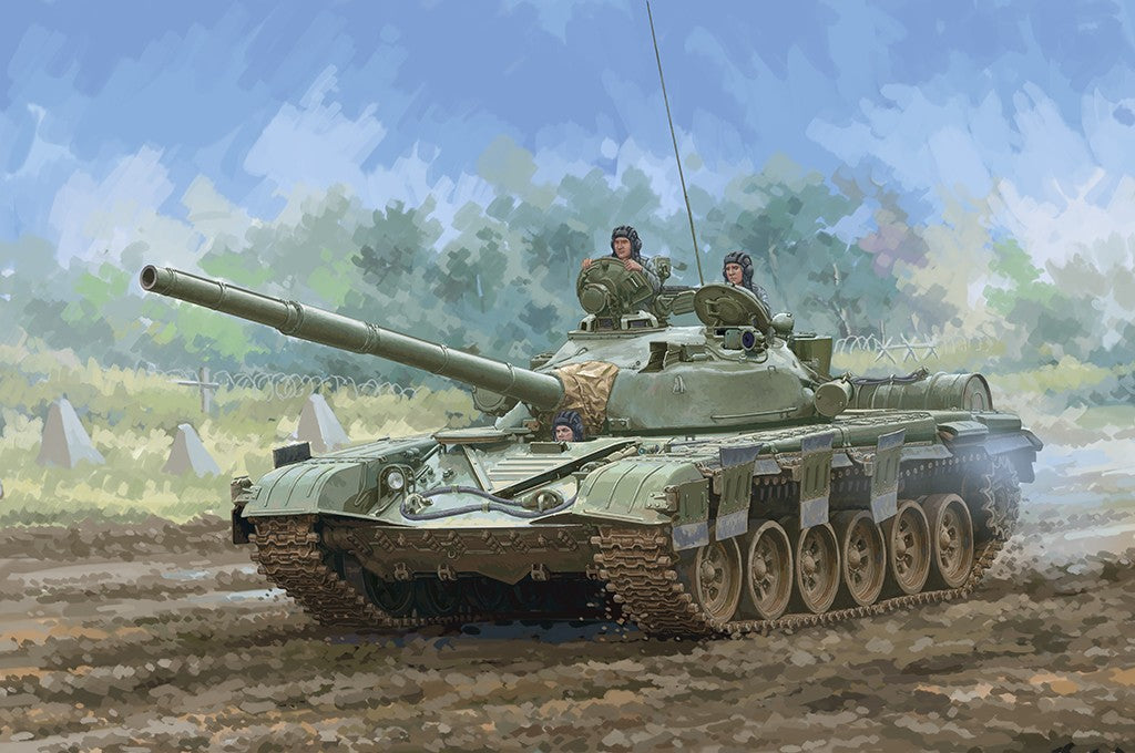 Trumpeter 09603 1/35 Scale T-72M MBT Model Kit — scale model kit