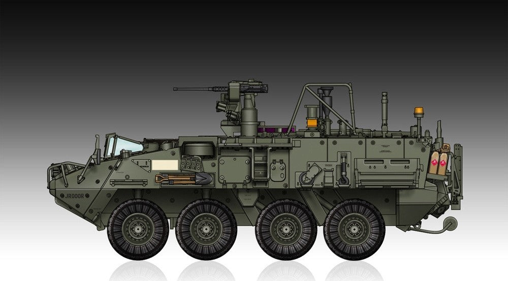 Trumpeter 07429 1/72 Stryker M1135 NBC Reconnaissance Vehicle Plastic Model Kit — scale model kit