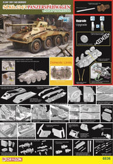 DRAGON 6836 1/35 Scale Sd.Kfz.234 Panzerspähwagen w/NV Falke Model Kit