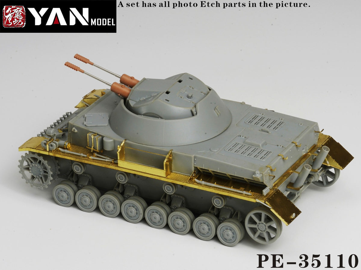 Yan Model PE-35110 1/35 FLAKPANZER IV (30mm) "KUGELBLITZ"(for Dragon 6889) — detail view 2