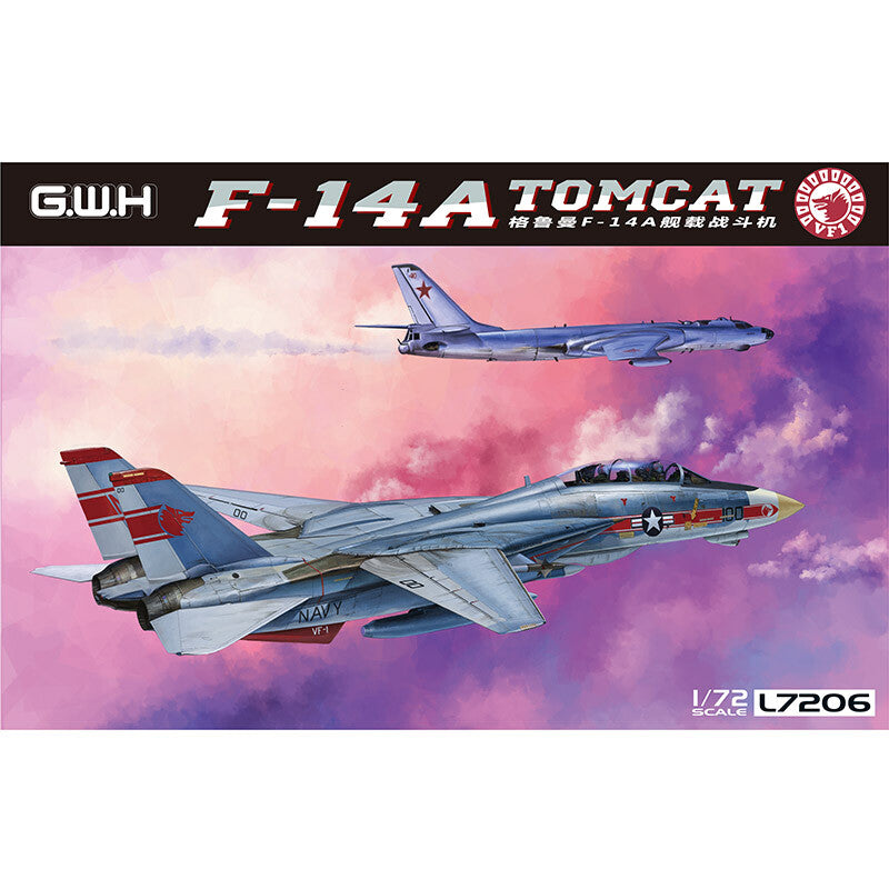 Great Wall Hobby L7206 1/72 U.S. F-14A Tomcat — scale model kit