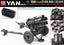 YAN MODEL PE35179 1/35 German 210mm Nebelwerfer 42 Rocket Launcher(war damage)