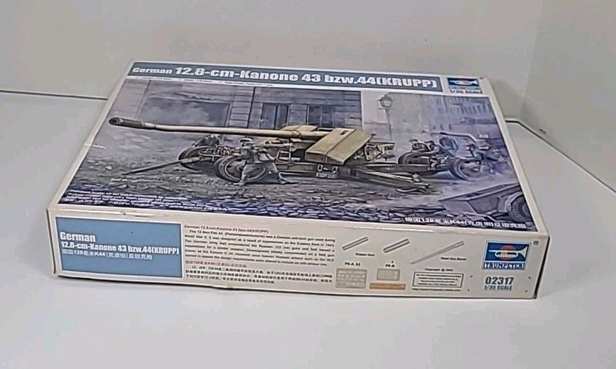 Trumpeter 02317 German 12.8-cm-Kanone 43 bzw.44(KRUPP) 1/35 — detail view 2