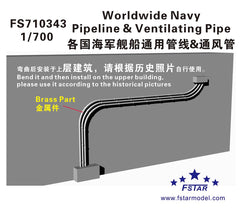 Fivestar FS710343 1/700 Worldwide Navy Pipeline&Ventilating Pipe 12pcs