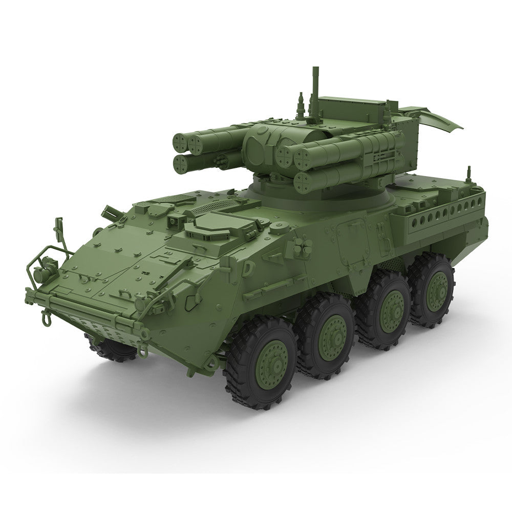 SSMODEL SS87961 1/87 Military Model Kit US Stryker ADATS Tank Destroyer — scale model kit