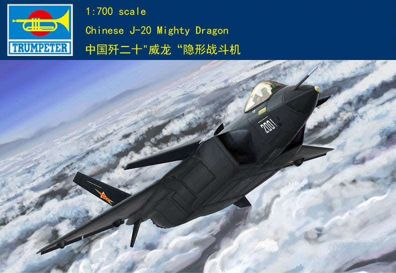 Trumpeter 03923 1/144 J-20 Mighty Dragon Steacth Fighter Aircraft Model Plane