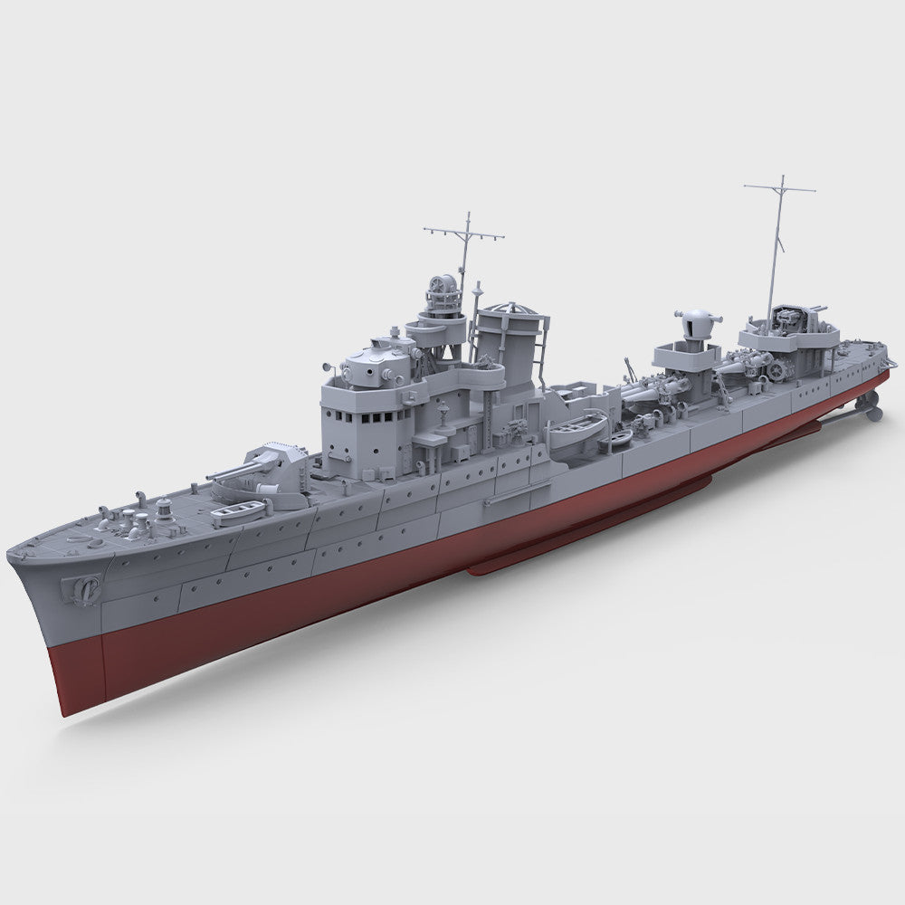 SSMODEL 1/350 Model Kit Italian Saetta Class Destroyer Saetta 1935 Full Hull