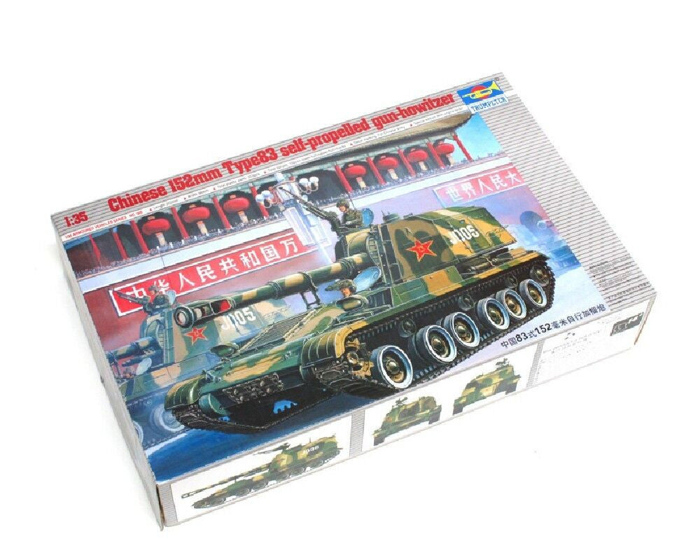 Trumpeter 00305 1/35th scale Chinese 152mm Type 83 self-propelled gun-howitzer — scale model kit