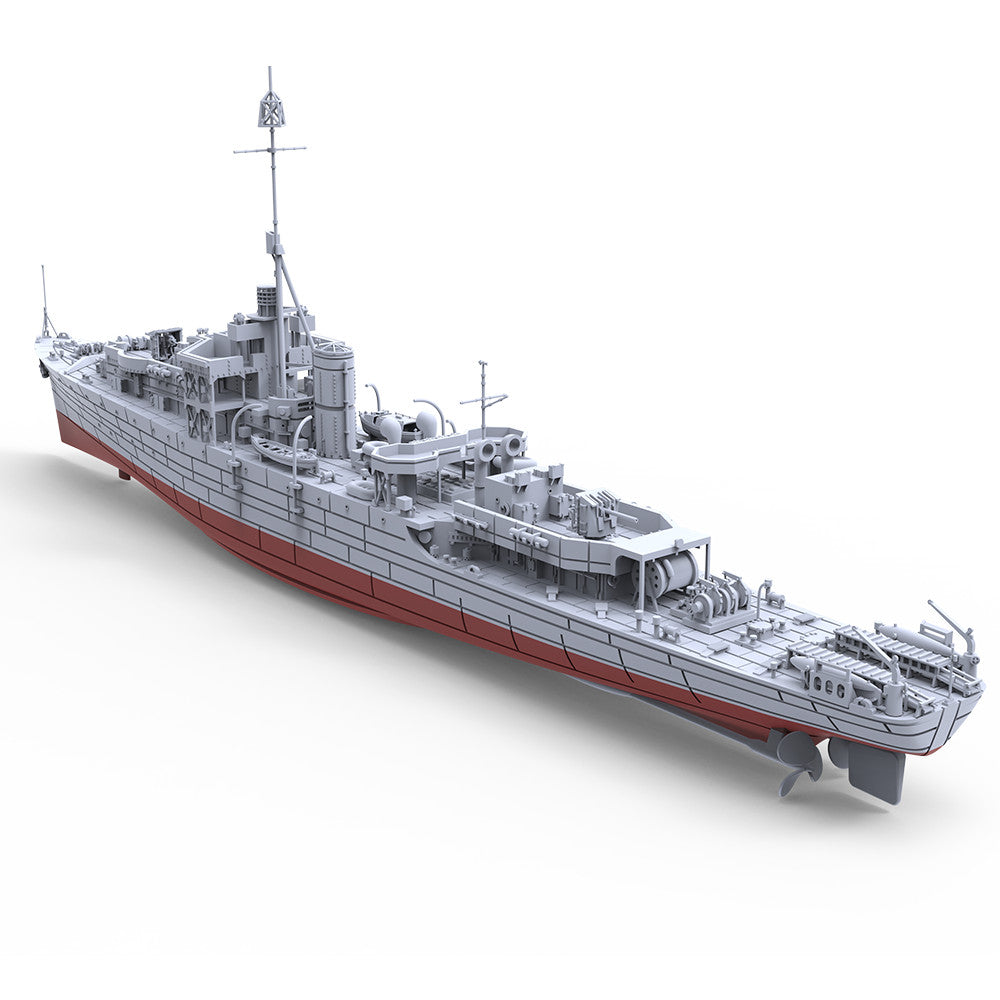 SSMODEL SSC700630S 1/700 Model Kit HMS River Class Spey K246 Frigate FULL HULL