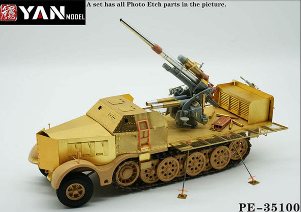 Yan Model PE35100 1/35 18T "FAMO"(sd.kfz.9) AND88mm FLAK 37 (forTAMIYA /Dragon)