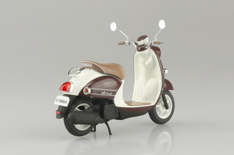 Aoshima AO-06618 1/12 The Bike(61) Model Scooter Kit Yamaha Vino 2016 Dark Brown — detail view 3