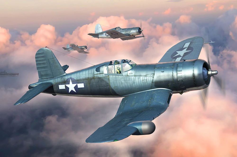 Hobby Boss 81788 1/48 F4U1A/2 Corsair Fighter (2 in 1) — scale model kit