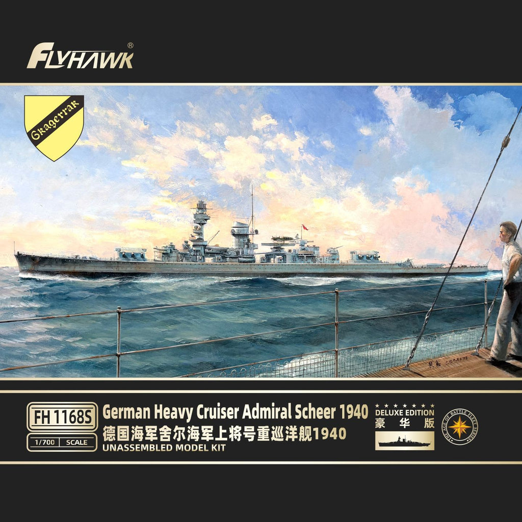 Flyhawk FH1168S 1/700 German Heavy Cruiser Admiral Scheer 1940 Deluxe Edition