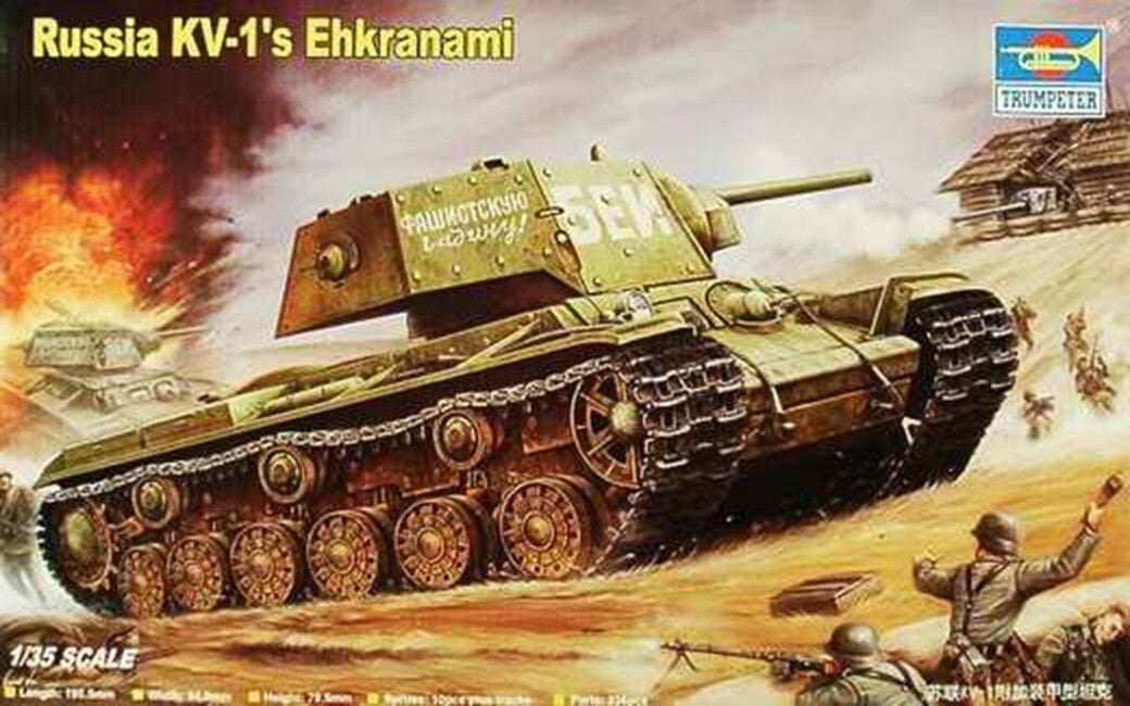 Trumpeter 1/35 Russia KV-1's Ehkranami #00357 #357 Listed in USASealed — scale model kit