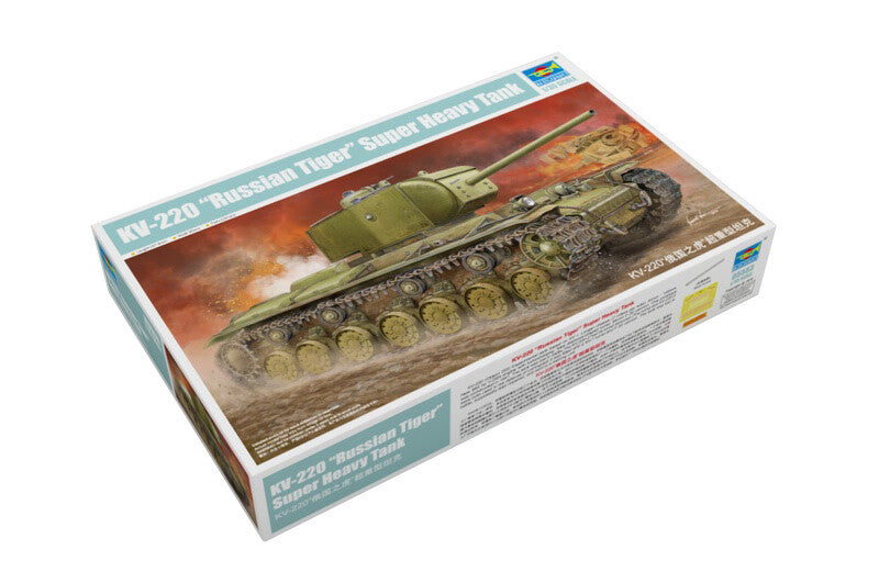 TRUMPETER 05553 1/35 KV-220 “Russian Tiger” Super Heavy Tank — detail view 2