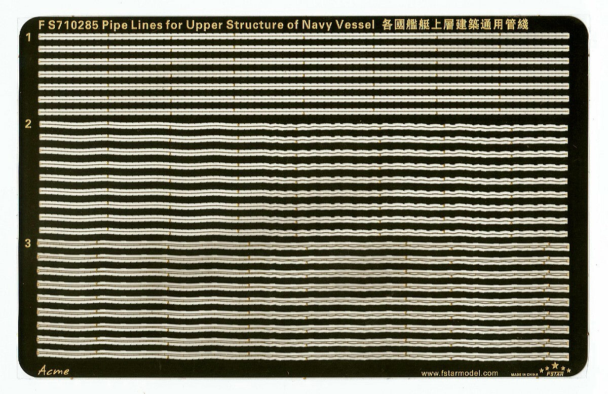 Fivestar PE 1/700 Pipe Lines for Upper Structure of NavyVessel FS710285