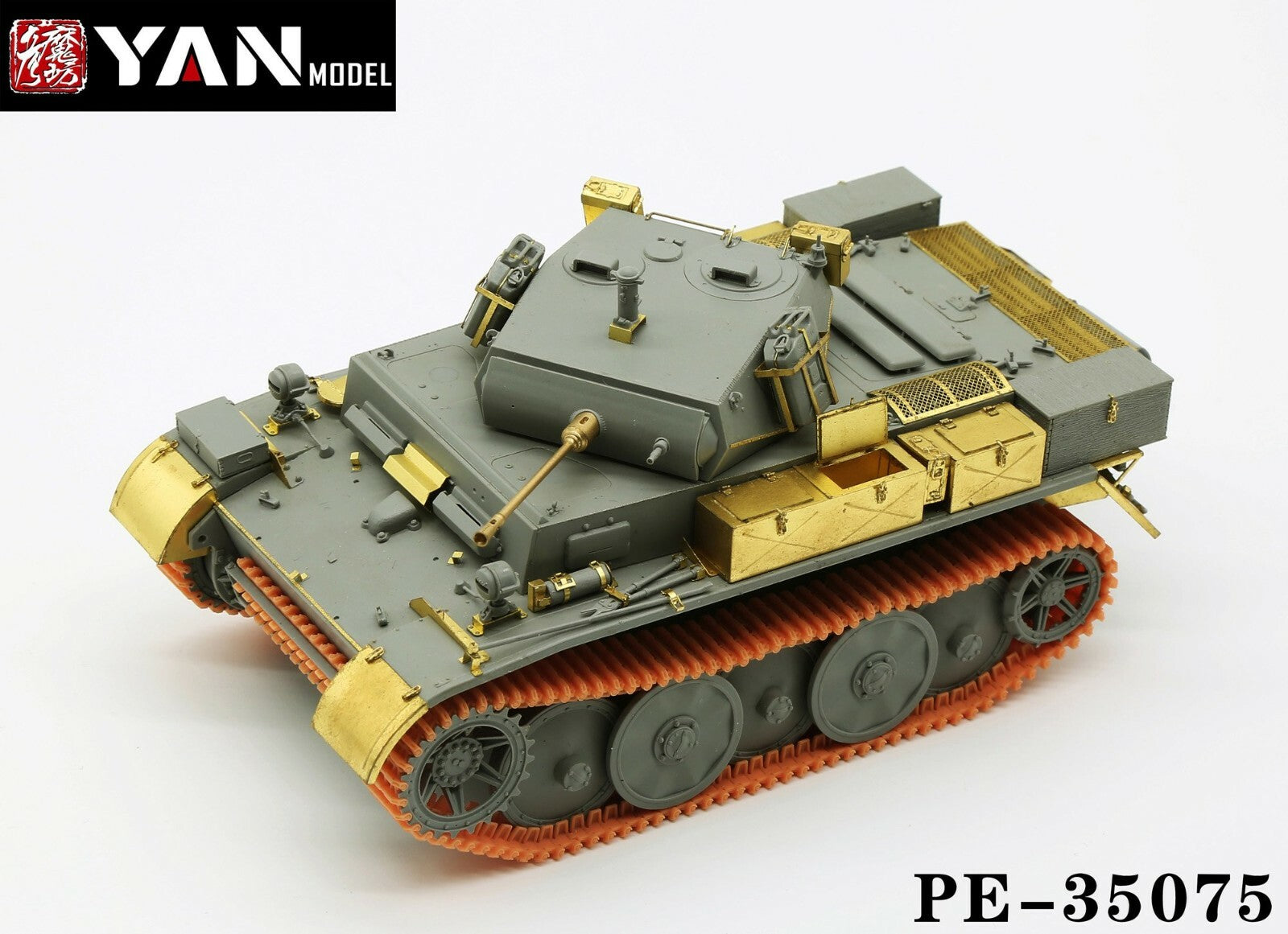 Yan Model PE-35075S 1/35 Pz.Kpfw.II Ausf.L Luchs Photo Etches & Workable Track