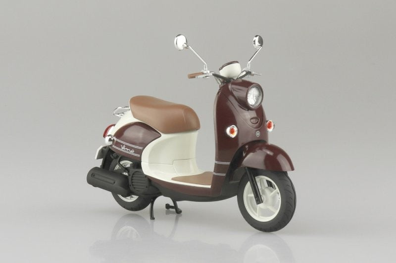 Aoshima AO-06618 1/12 The Bike(61) Model Scooter Kit Yamaha Vino 2016 Dark Brown