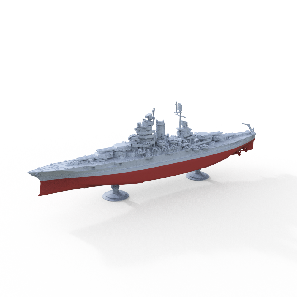 SSMODEL SSC2000704 1/2000 Military Model Kit USN New Mexico (BB-41) 1945