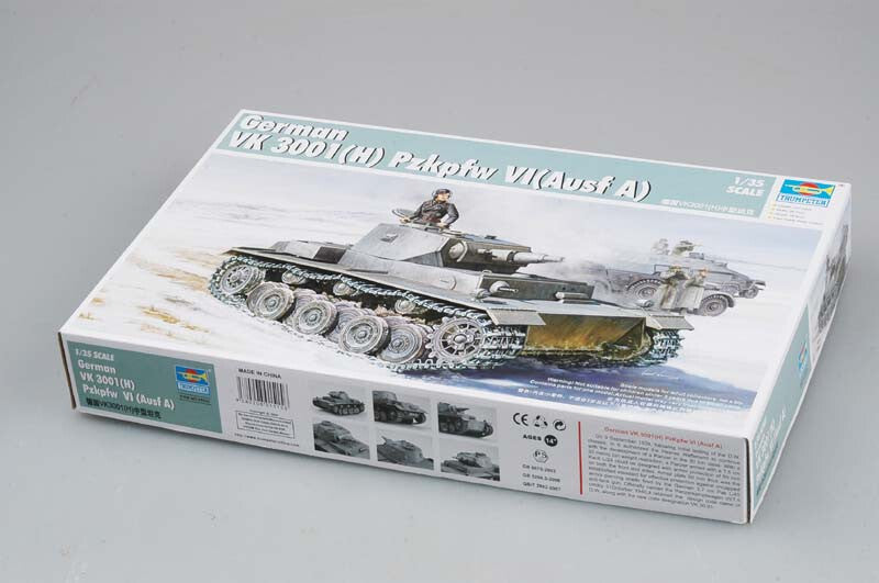 1/35 German heavy tank VK 3001(H) Pzkpfw VI (Ausf A) Trumpeter 01515 Model kit
