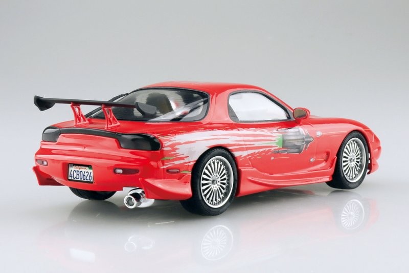 Aoshima AO-06796 1/24 WS-03 Model Sports Car Kit Fast & Furious Mazda FD3S RX-7 Secondary image