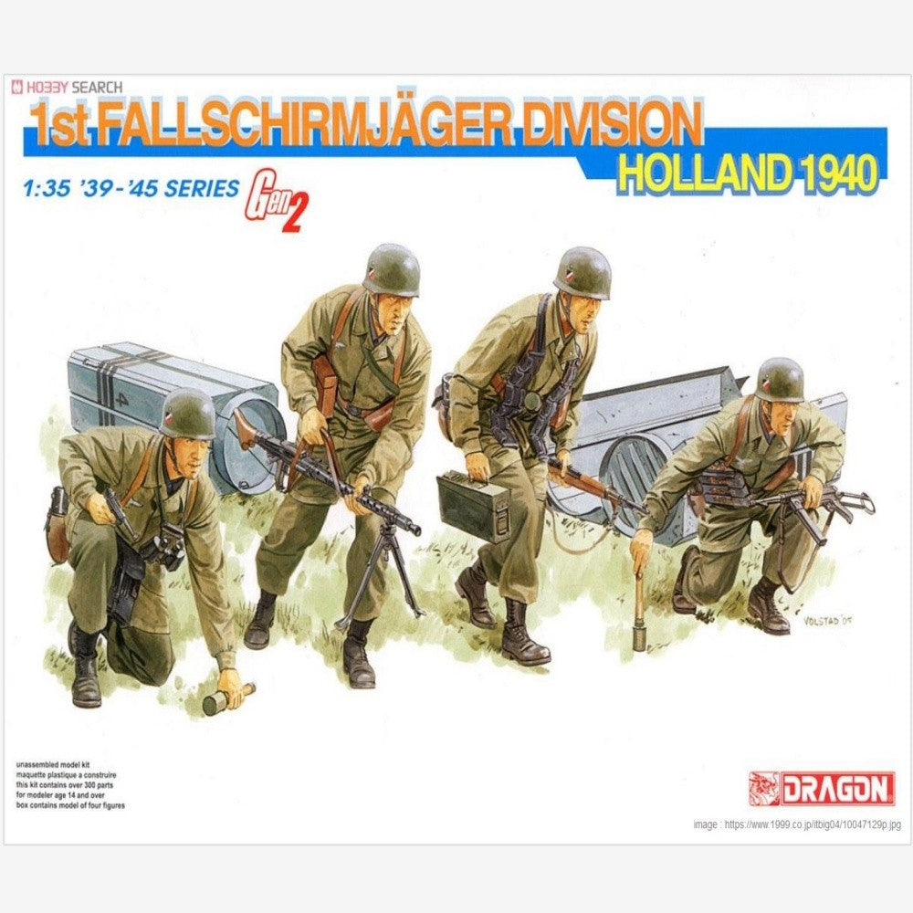 DRAGON 6276 1/35 Scale 1st Fallschirmjager Division Holland 1940