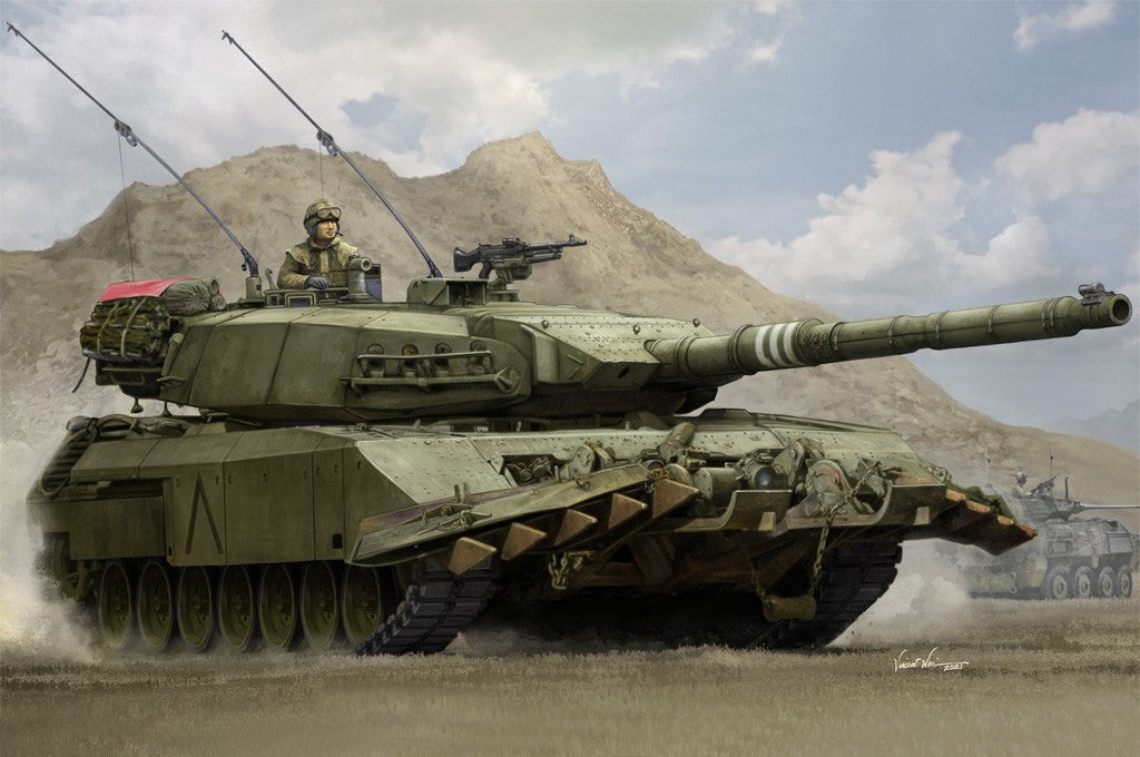 Hobby Boss Models 84557 1:35 Leopard C2 MEXAS with TWMP Plastic Model Kit — scale model kit