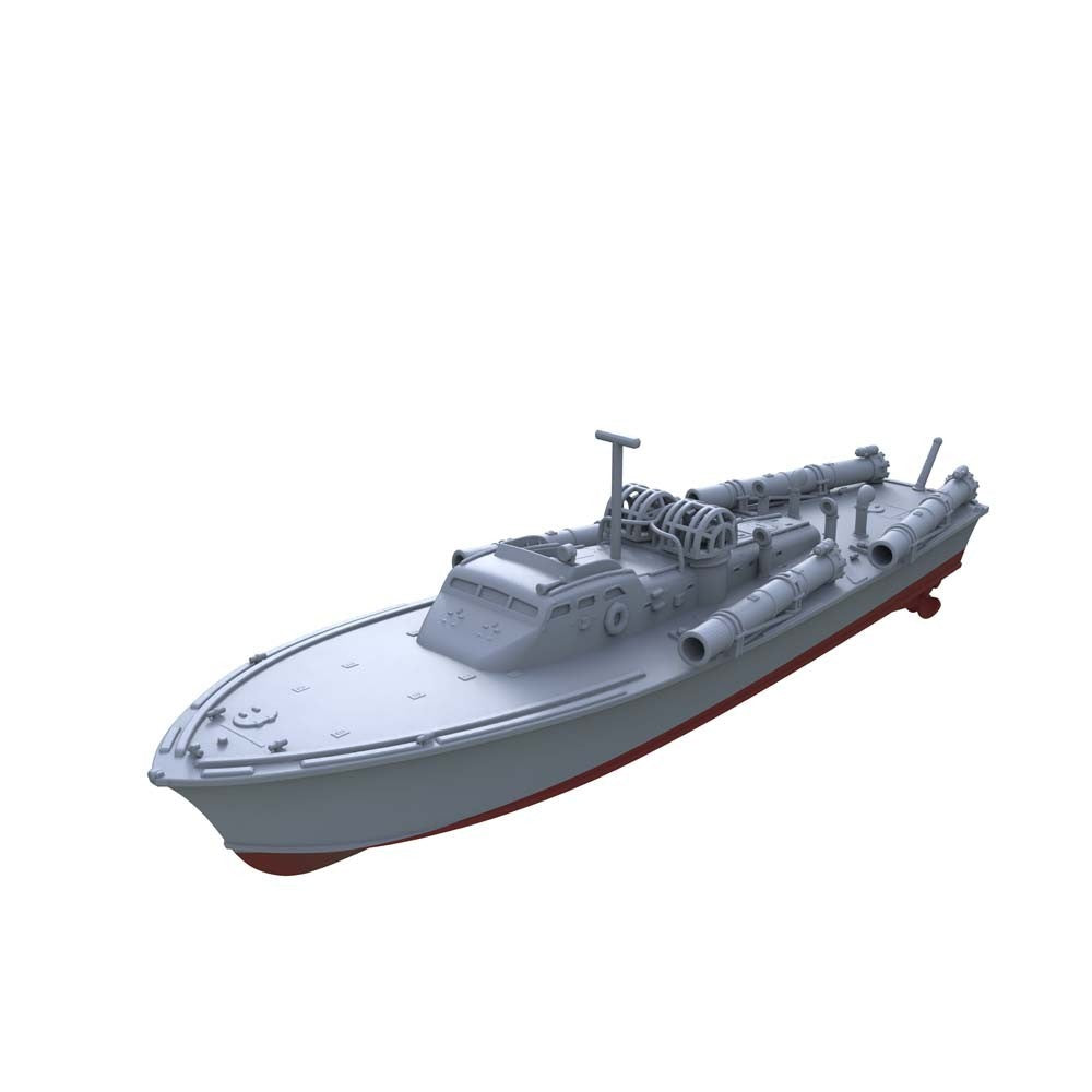 SSMODEL SSC350182S 1/350 US Navy Elco Class PT-20 Motor Torpedo Boat Full Hull — scale model kit